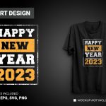 Happy New Year T-shirt Design