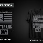 Veterans Day Print T-shirt Design