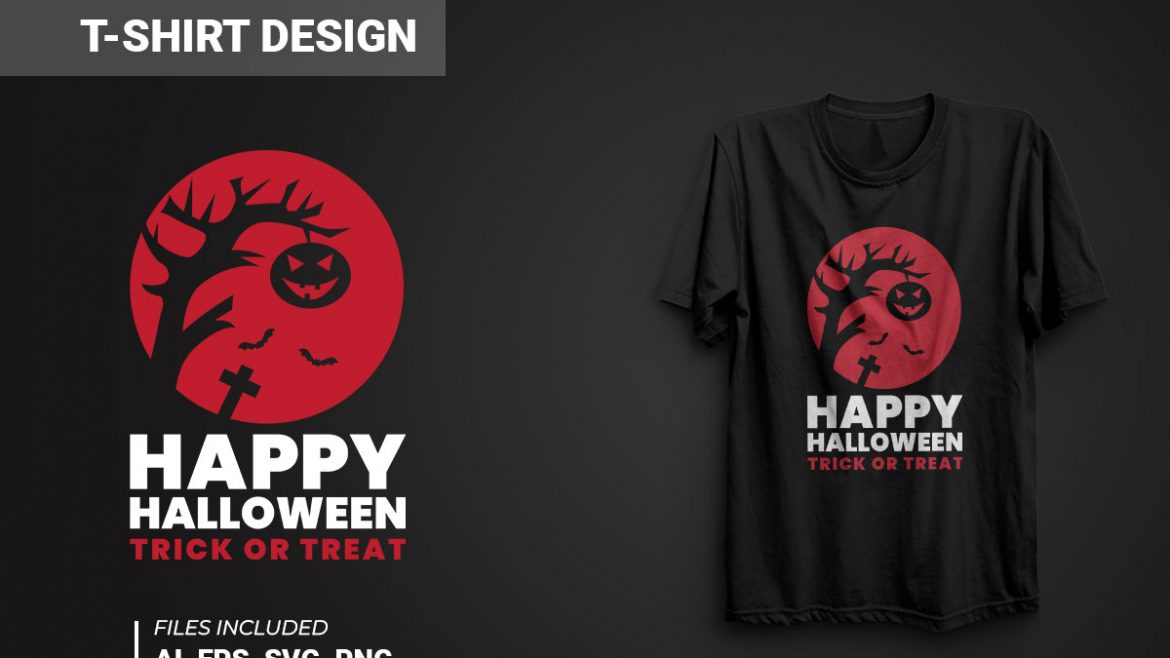 Happy Halloween T-shirt Design