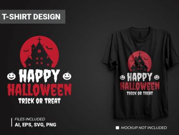 Halloween print ready t-shirt design